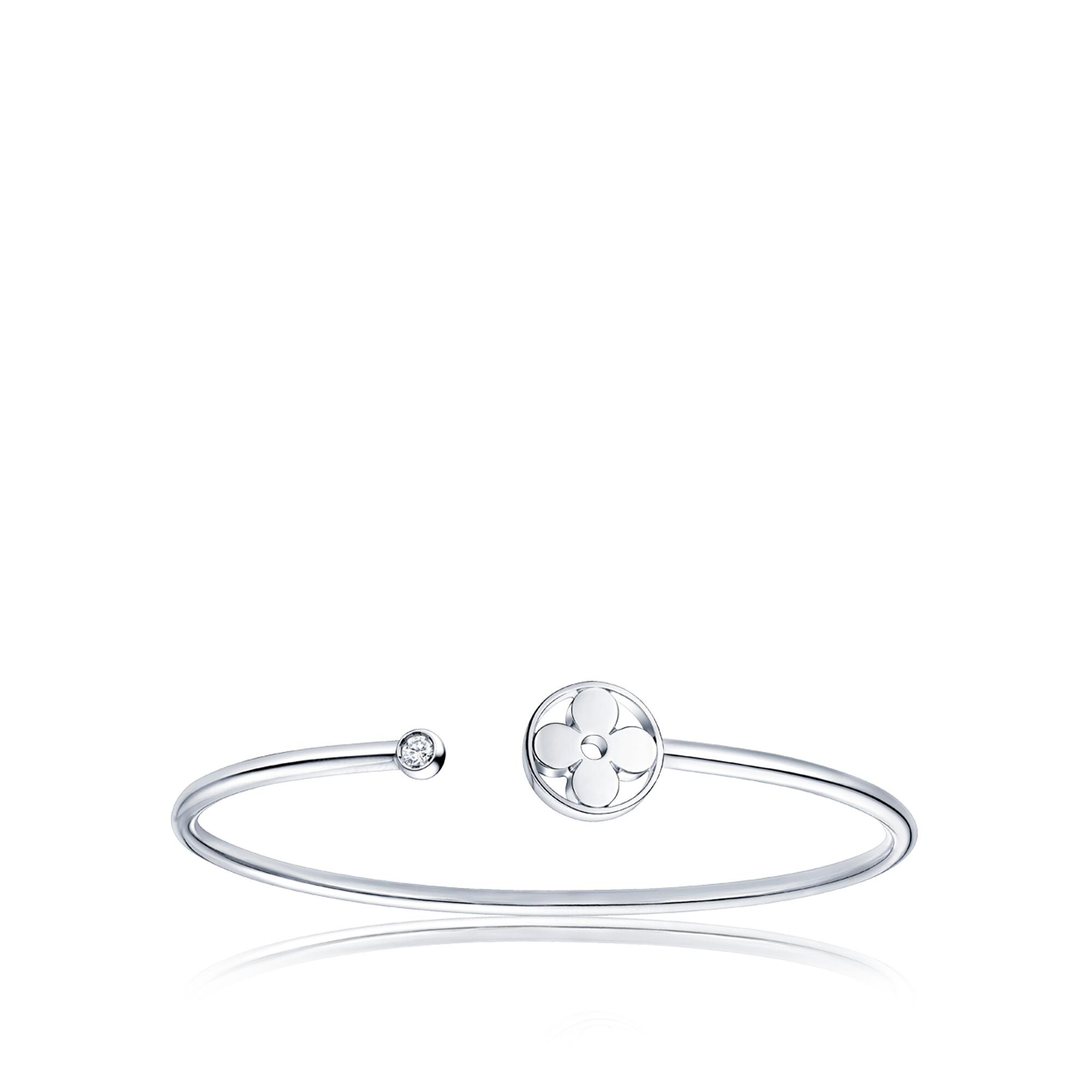 Pulseira em Ouro Branco Idylle Blossom Twist - Categorias | LOUIS